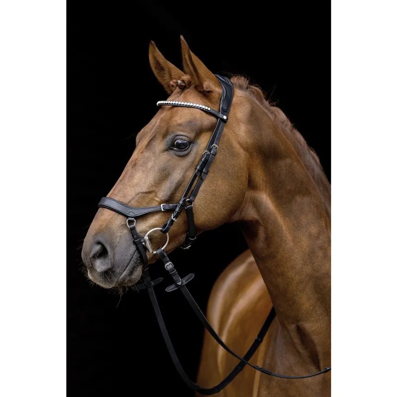 HKM Pro Anatomic Bridle in Black